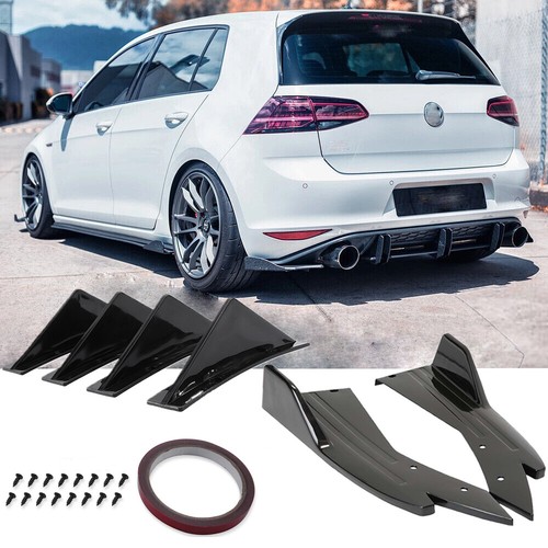 Gloss black rear diffuser - gloss,